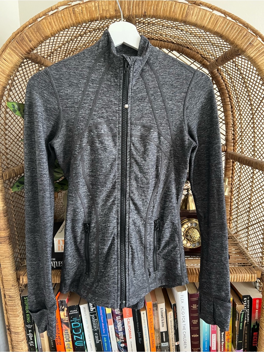 lululemon athletica dark gray define jacket